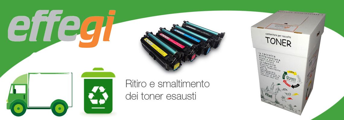 Ritiro e smaltimento toner esausti